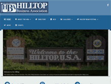 Tablet Screenshot of hilltopbusinessassociation.org